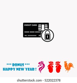 Credit Card Security vector icon