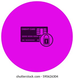 Credit Card Security vector  icon