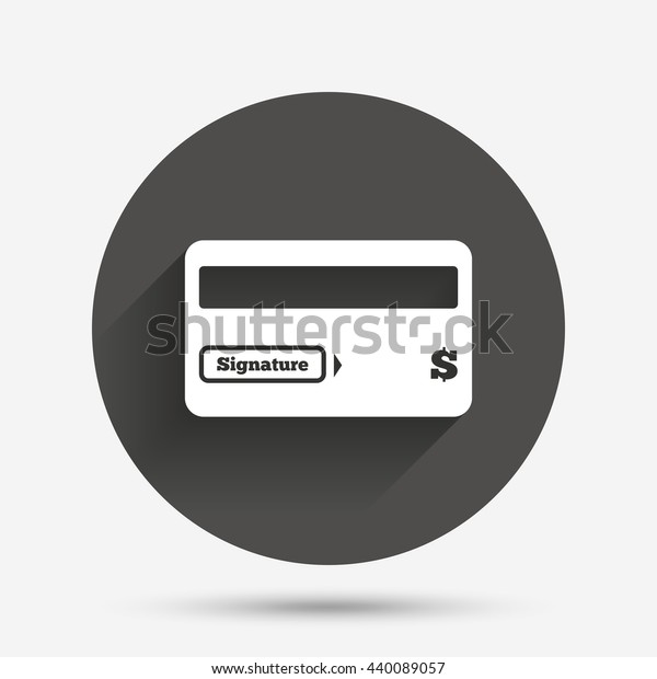 Credit Card Sign Icon Debit Card Stock Vector Royalty Free 440089057