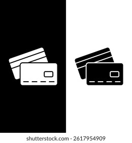 credit card sign symbol vector flat icon