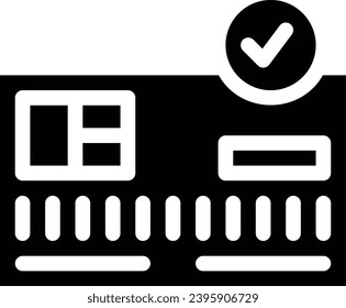 icono de una sola línea vectorial de tarjeta de crédito