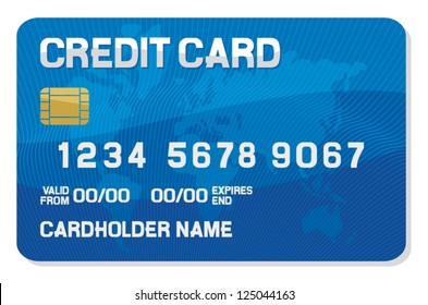 credit card with a smart chip 