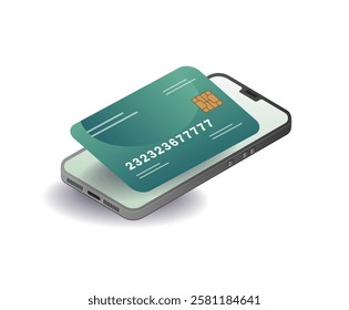 Credit card with smartphone technology