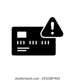 Credit card spending limit warning icon
