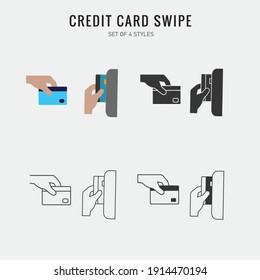 Credit Card Swipe Vector Icon