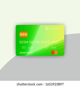 credit card template with abstract background,electronic payment method, internet banking is modern payment method.