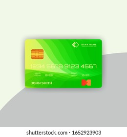 Kreditkartenvorlage mit abstraktem Hintergrund, elektronische Zahlungsart, Internet Banking ist eine moderne Zahlungsmethode.