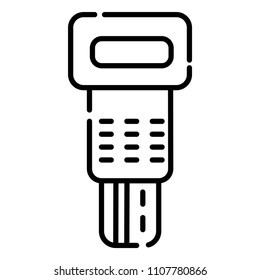 Credit card terminal icon