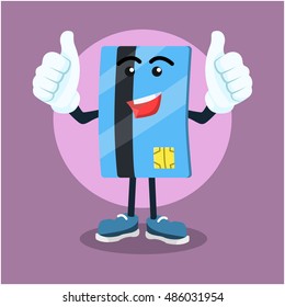 credit card thumbs up