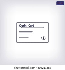 credit card vector  