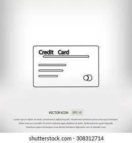credit card vector  