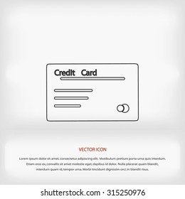 credit card vector  