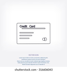 credit card vector  
