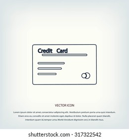 credit card vector  