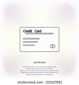 credit card vector  