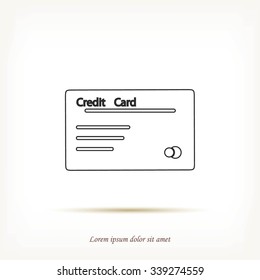 credit card vector  