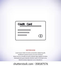 credit card vector  