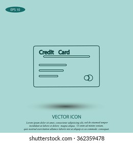 credit card vector  