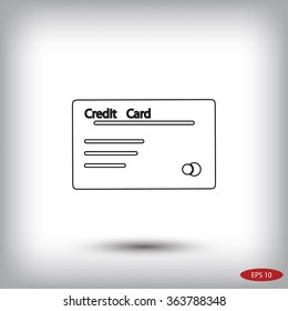 credit card vector  