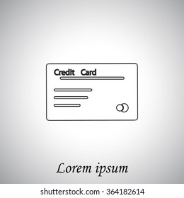credit card vector  