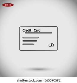 credit card vector  