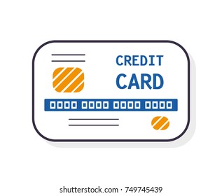 Credit card vector
