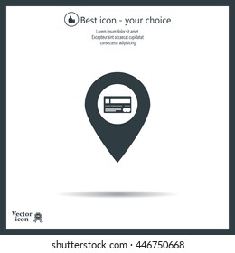 Credit card ,vector, bank pointer