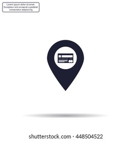 Credit card ,vector, bank pointer