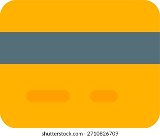 Diseño de Vector de tarjeta de crédito en estilo moderno, pago en línea y concepto de transacción bancaria digital, ilustración de tecnología financiera.  Icono plano