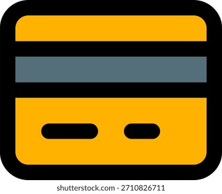 Design vetorial de cartão de crédito em estilo moderno, pagamento on-line e conceito de transação bancária digital, ilustração de tecnologia financeira. Ícone de Linha Arquivada