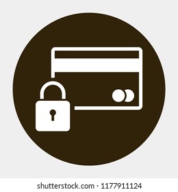 credit card vector icon 10 eps