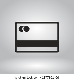 credit card vector icon 10 eps