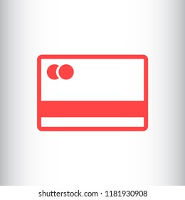 credit card vector icon 10 eps