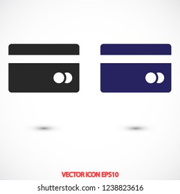 credit card vector icon 10 eps