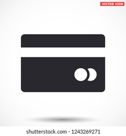 credit card vector icon 10 eps