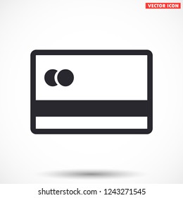 credit card vector icon 10 eps