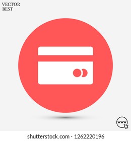 credit card vector icon 10 eps