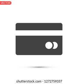 credit card vector icon 10 eps