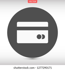 credit card vector icon 10 eps