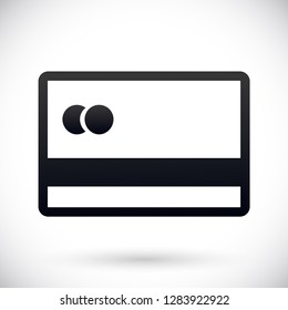 credit card vector icon 10 eps