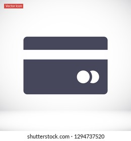 credit card vector icon 10 eps