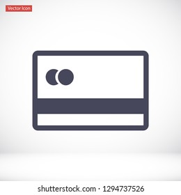 credit card vector icon 10 eps