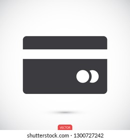 credit card vector icon 10 eps