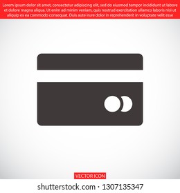 credit card vector icon 10 eps
