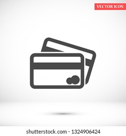 credit card vector icon 10 eps