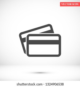 credit card vector icon 10 eps