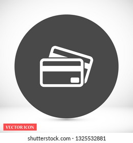 credit card vector icon 10 eps