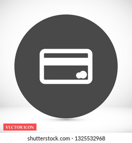 credit card vector icon 10 eps