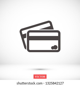 credit card vector icon 10 eps