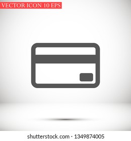 credit card vector icon 10 eps